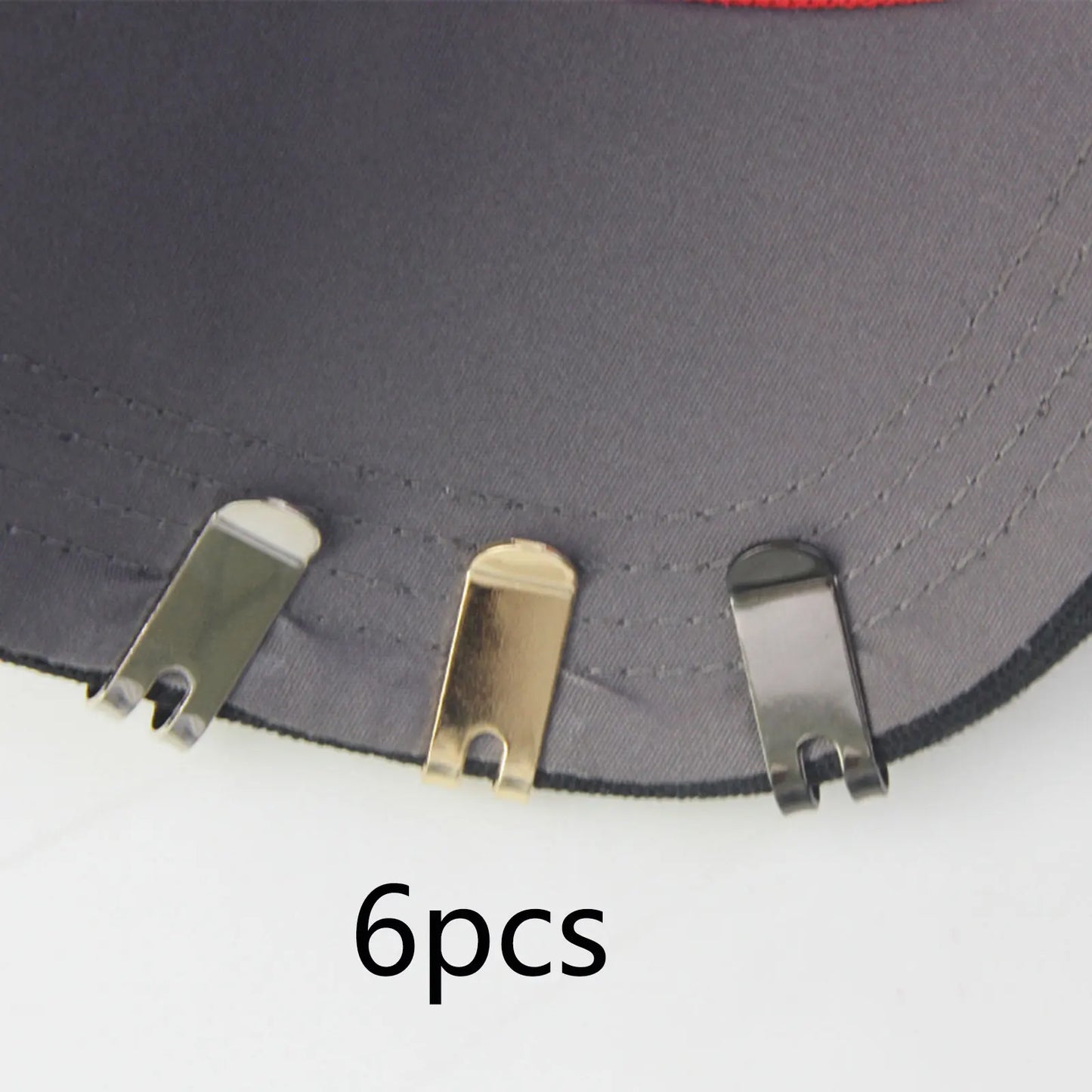 6Pcs Golf Hat Clips Professional Accessories Premium Gift Easy to Install Practical Portable Cap Clips Golf Ball Marker Holders