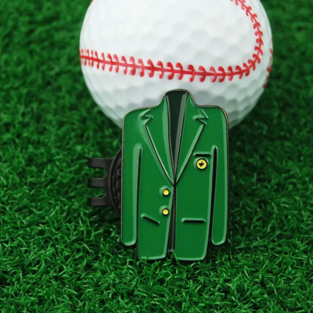 Alloy Marker Golf Ball Mark Tiger Green Jacket Golf Hat Clip Creative Multicolor Golf Clip Marker Mark Golf Ball Position