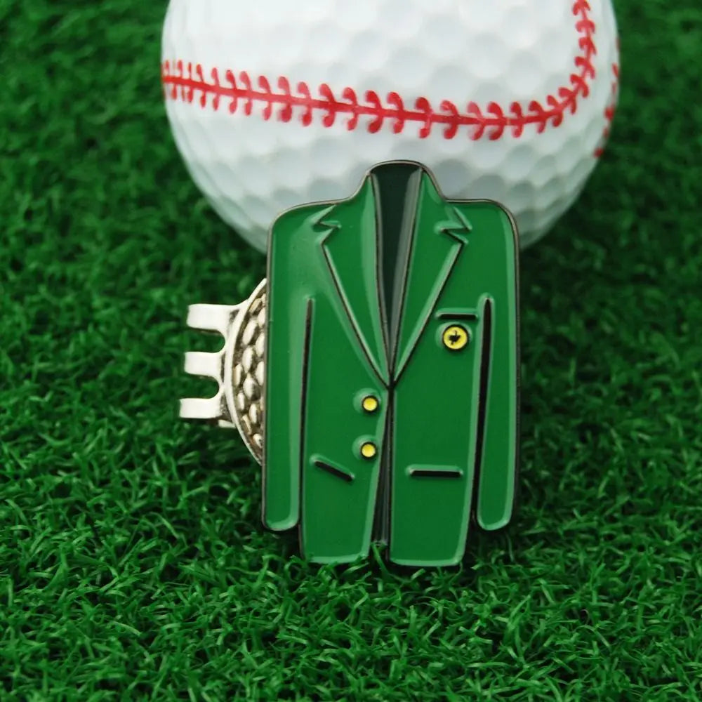 Alloy Marker Golf Ball Mark Tiger Green Jacket Golf Hat Clip Creative Multicolor Golf Clip Marker Mark Golf Ball Position