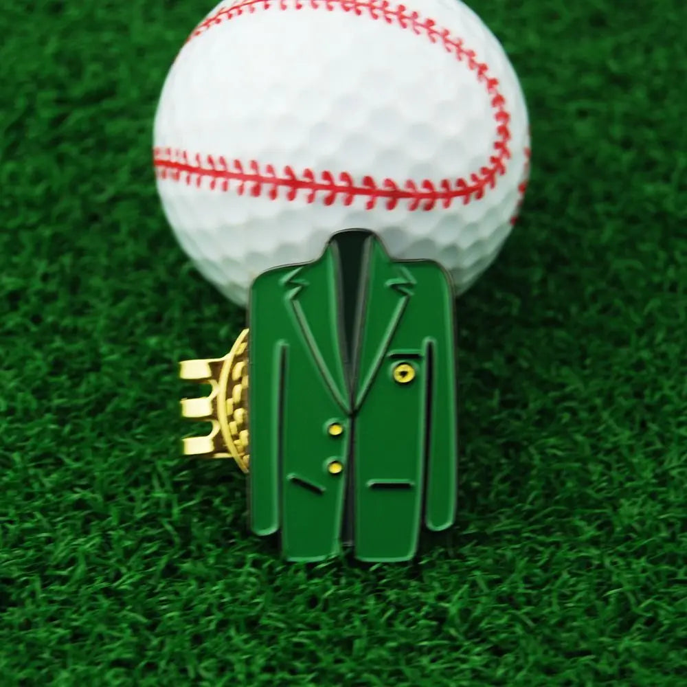 Alloy Marker Golf Ball Mark Tiger Green Jacket Golf Hat Clip Creative Multicolor Golf Clip Marker Mark Golf Ball Position